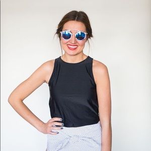 Kourtni Jean Circle Back Swim Top